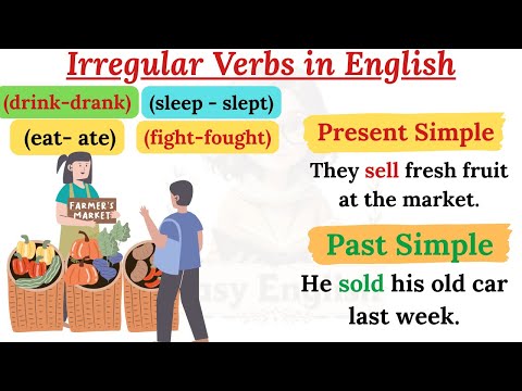 Master Irregular Verbs in English - Present & Past Tense Made Easy