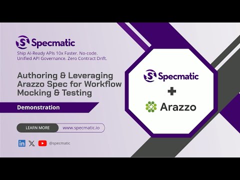 Visual API Workflow Mocking and Testing with Specmatic and Arazzo API Specifications