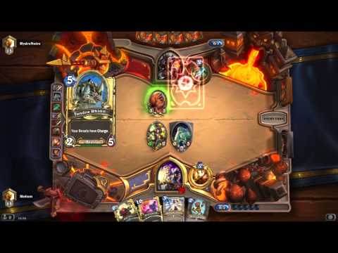 Hearthstone Gameplay: Tank/Control Priest vs Hunter - domination