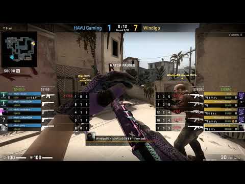 ESports - CS:GO, HAVU vs Windigo, United Masters League (29th of January 2019), Map 2 - Mirage