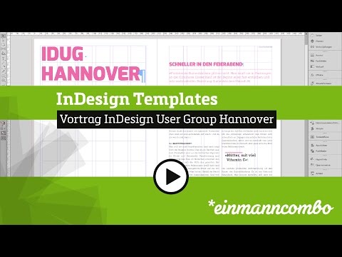 InDesign User Group Hannover: Templates, 8. Juni 2016