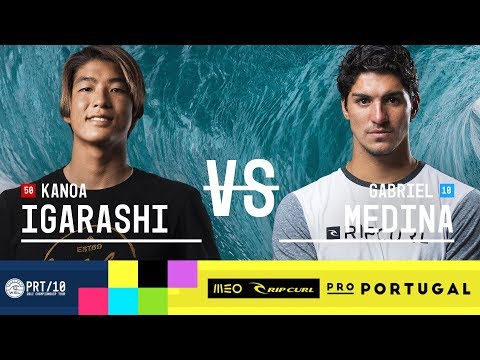 Kanoa Igarashi vs. Gabriel Medina - Semifinals, Heat 2 - MEO Rip Curl Pro Portugal 2017