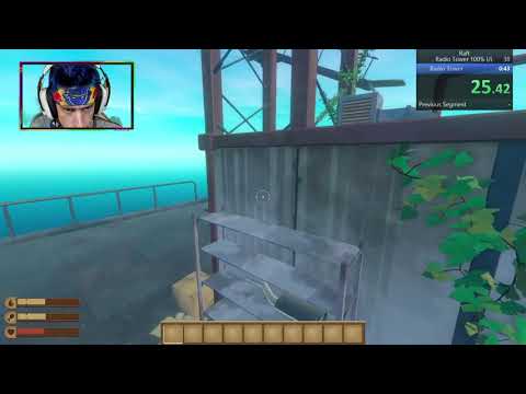 Raft Speedrun - Radio Tower 100% Notes I/L 41.08