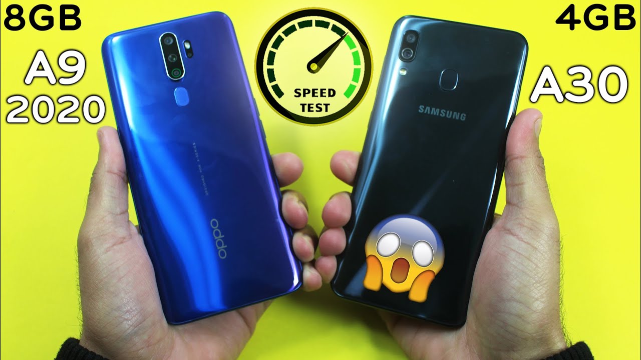 Oppo A9 2020 vs Samsung Galaxy A30 Speed Test!  🔥🔥