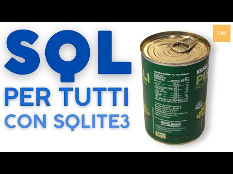 SQL per tutti con Sqlite3