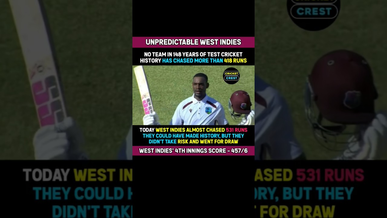 West Indies Shock the Cricket World with Incredible Final-Day Stand #westindiesvsnewzealand #cricket