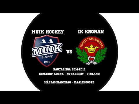 Muik Hockey - IK Kronan : Målsammandrag/Maalikooste 14.12.2014