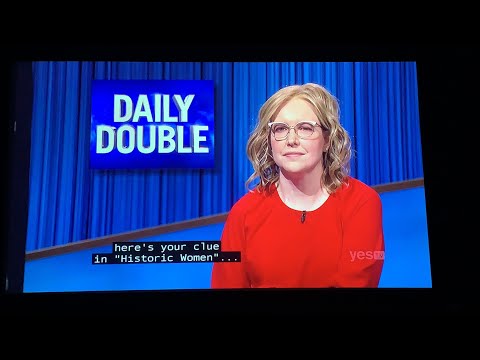 Double Jeopardy, Christine Whelchel Day 2 - 2nd Daily Double (2/24/22)