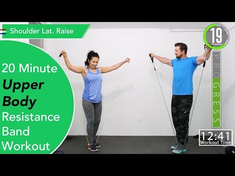 20 Minute Upper Body Resistance Band Home Workout