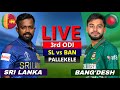 Bangladesh Vs Sri Lanka Live 3rd ODI BAN Vs SL Live Scores Commentary