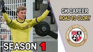 NOVO GOLEIRO DE BROMLEY | MODO CARREIRA DE GOLEIRO DO FC 25 | PARTE 1