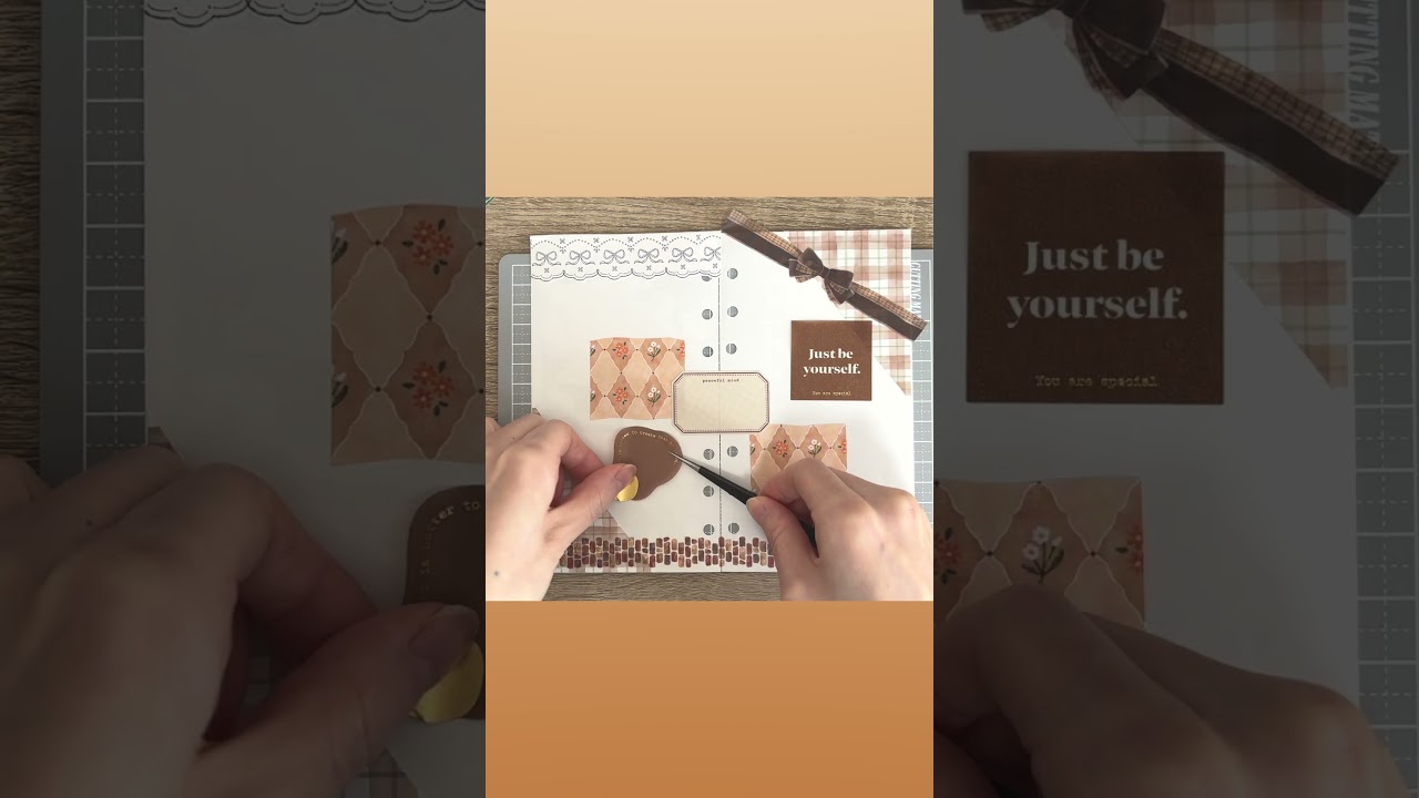 見開きコラージュ｜ブレッドバスケット🥐 #shorts #collage