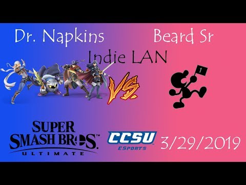Indie LAN CCSU Smash Ultimate Tournament - (Grand Finals) Dr.Napkins vs Beard Sr