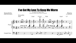 Beegie Adair - I've Got My Love To Keep Me Warm - Sheet music transcription (Jazz Piano)
