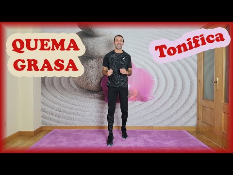 Cardio intenso en casa para quemar grasa y tonificar brazos, pecho y espalda.