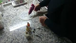 Minik şişelerle bereket şişesi yapımı#minik şişelerle bereket şişesi d