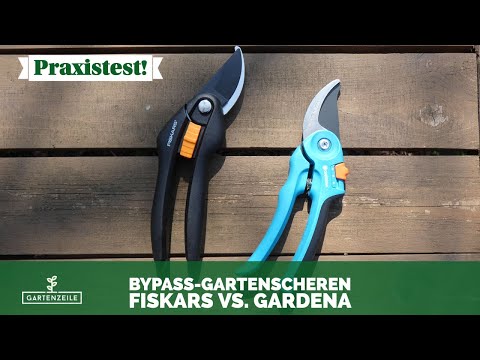 Bypass Gartenscheren im Test– Gardena vs. Fiskars. Wer gewinnt den Vergleich?