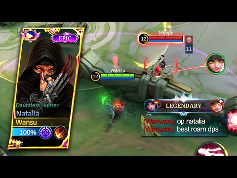 NATALIA THE BEST ROAM DPS RIGHT NOW (give it a try) - Mobile Legends