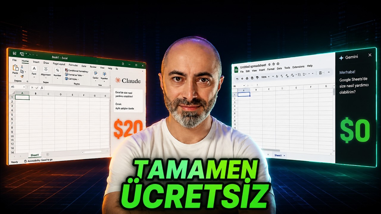 Gemini ile Ücretsiz Excel Formülü Yazma