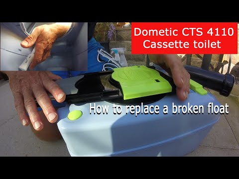How to fix a Dometic 4110 cassette toilet float & service guide