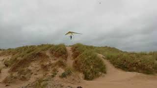landing by the access path to Aberafun Dunes