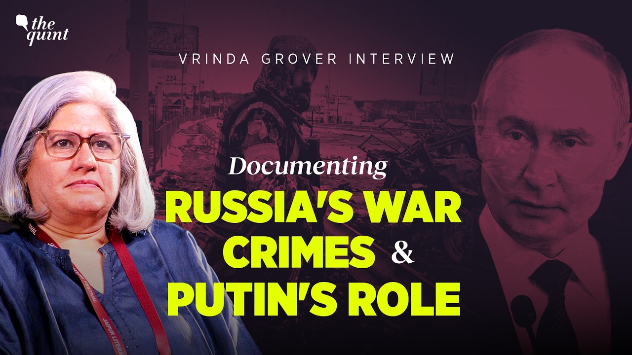 'Torture in Russian Detention Facilities, Illegal Adoption of Ukrainian Children': Vrinda Grover