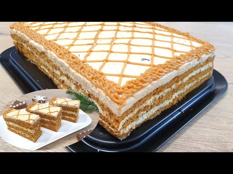 Mięciutki i ekspresowy Miodownik - przepyszne ciasto z miodem 👌 szybciej i łatwiej już się nie da 👍