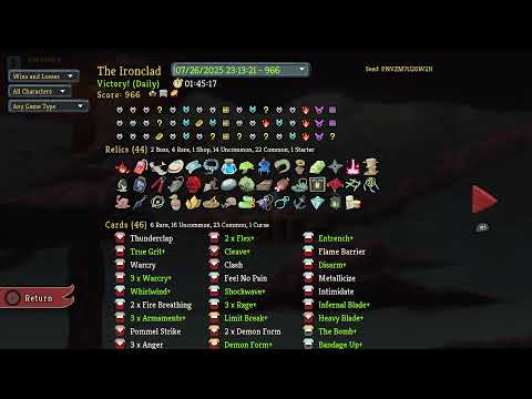 Slay the Spire Daily Run (July 26, 2025)