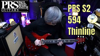 Video thumbnail for PRS S2 594 Thinline by Jon is just TOO LouD!!
