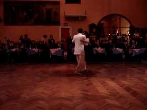  Alejandro Hermida  and  Inés Muzzopappa  are  dancing  to  a  tango