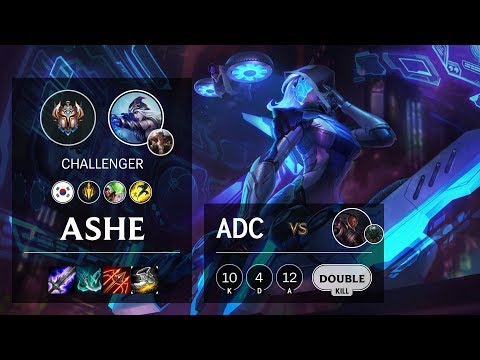 Ashe ADC vs Lucian - KR Challenger Patch 10.11