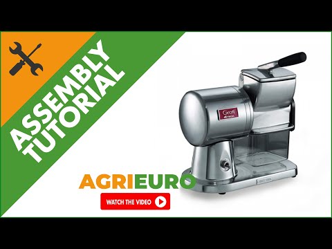 Ariete Gratì Superior 350 W Electric Cheese Grater - with Stayfresh Cover - Assembly tutorial