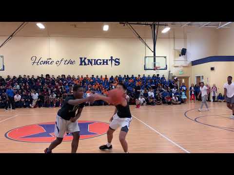 Alumni vs High School Basketball Team Game Full