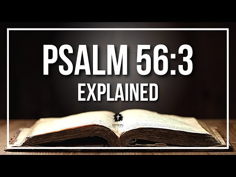PSALM 56:3 Explained - What Does The Bible Verse PSALM 56:3 [KJV] REALLY Mean?