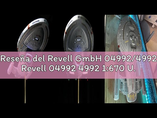 Vídeo relacionado con Revell GmbH 04992/4992 Revell 04992 4992 1:670 U.S.S. Voyager NCC-74656 Star Trek James Kirk, Kit de Modelo de plástico, Multicolor, 1/670