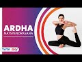 How To Correct Body Posture With Ardha Matsyendrasana Tata Sky Fitness Day 10