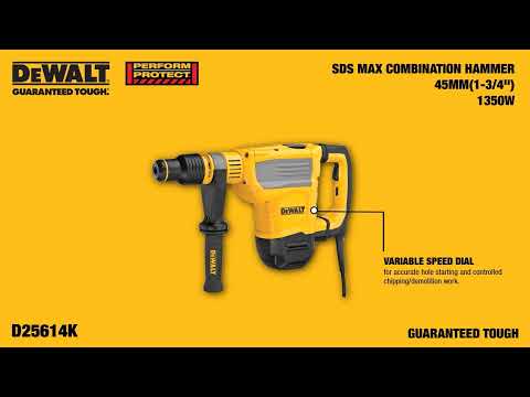 Перфоратор DeWALT D25614K SDS-MAX, сетевой, мощный инструмент Перфоратор DeWALT D25614K SDS-MAX, сетевой, мощный инструмент