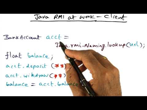 Java RMI at Work (Client) - Georgia Tech - Advanced Operating Systems