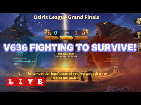 ROK - LIVE 14:30 UTC - Osiris League Grand Final Round 2. V636 Fighting To Survive!