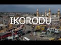 IKORODU GARAGE ROUNDABOUT AREAL DRONE SHOT  4k Footage