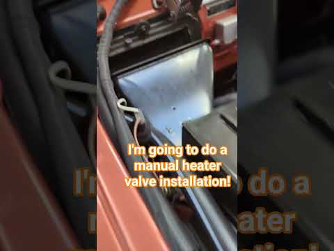 Install a manual heater control valve in a '57 Thunderbird. #heatingsolutions #classiccars