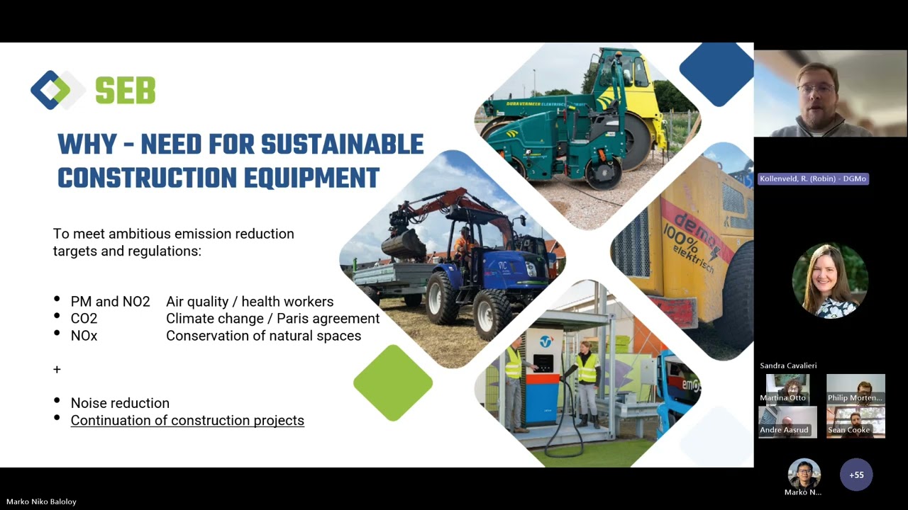 Advancing sustainable solutions for a resilient planet - Electrification of construction equipment