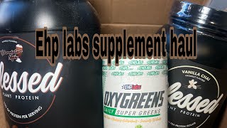 Huge EHP Labs Supplements Haul | Proteins, oxyglow, Pre Workout & more