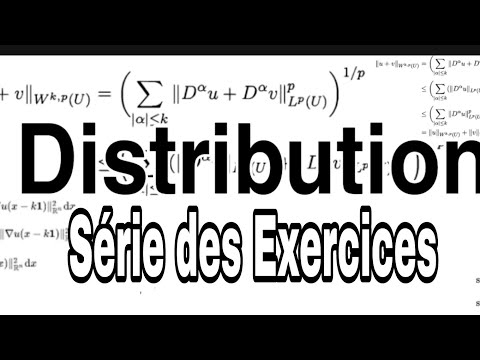 Distribution :  Série des correction des #Exercices 1,2,3,4,11  #13