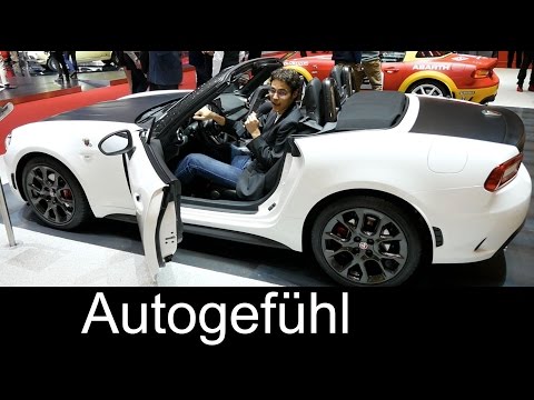 Abarth 124 Spider & Fiat 124 Spider first REVIEW & comparison exterior/interior to Mazda MX-5 Miata