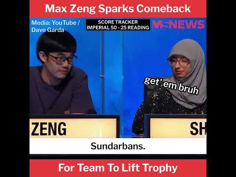 Max Zeng Sparks Comeback For Team To Lift Trophy
