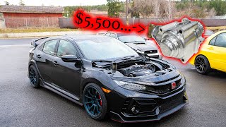 Installing a Billion $ Transfer Into the 1 of 1 AWD Type R (and launches)