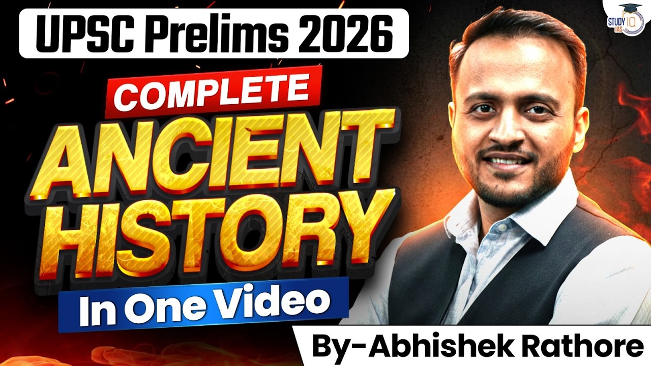 Complete Ancient & Medieval History for UPSC Prelims 2026 | History In One Video | StudyIQ IAS
