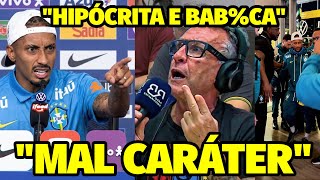 “HIPÓCRITA..EU QUERO QUE SE DANE” O PAU FECHOU APÓS DESABAFO DE RAPHINHA CONTRA JORNALISTAS!