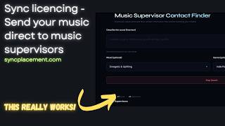 SyncPlacement.com – Find Music Supervisors & Land Real Placements